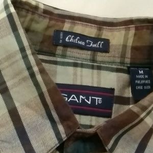 🏁H.P. GANT Men's Quality Twill Long Sleeve Shirt